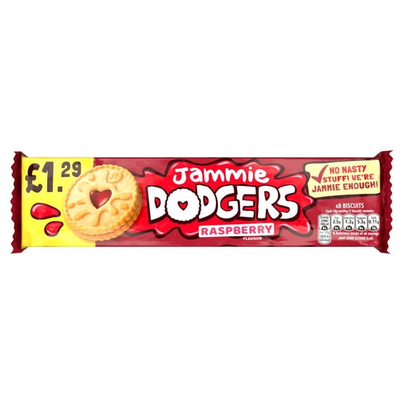 Jammie Dodgers Raspberry Flavour 140g (pack of 15)
