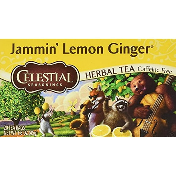 Jammin Lemon Ginger 20 Bags (Case Of 6)