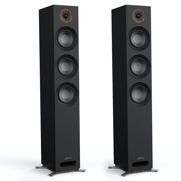 Jamo S 809 Dolby Atmos Floorstanding Speakers, Black, Pair