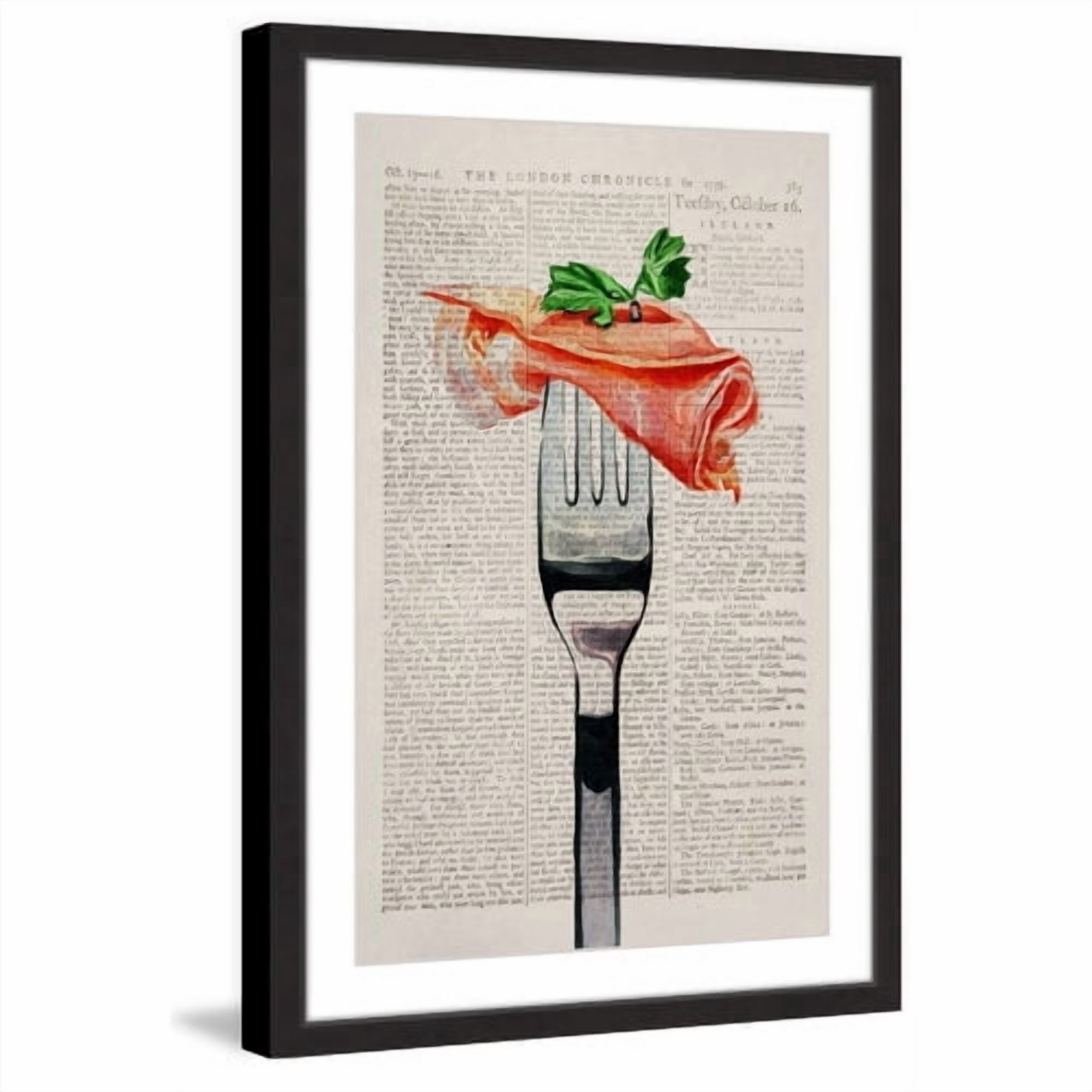 "Jamon Serrano II" Framed Painting Print