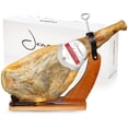 thumbnail image 1 of Jamonprive Serrano Ham Bone in from Spain 15-17 lb with Ham Holder & Knife - Pork Ham Spanish Jamon Serrano, 1 of 6