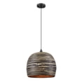 thumbnail image 1 of Jamsen 1-Light Pendant in Black Bamboo, 1 of 6