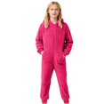 thumbnail image 1 of Jamsmile Kids Fuzzy Fleece Hooded Onesie Zip Up Jumpsuit Boys Girls Warm Winter Wear Fuzzy Warm Jumpsuit, 1 of 8