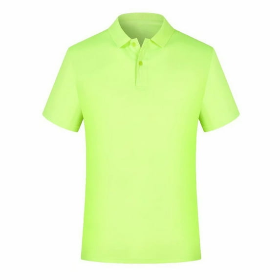 Jamsmile Men Polo Shirts Work Casual Button Down Solid Color Lapel Shirts Short Sleeve Tshirts Summer Breathable Oversized Ladies Formal Tops