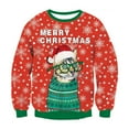 thumbnail image 1 of Jamsmile Toddler Boys Hoodies Autumn Christmas Print Crewneck Sweatshirts Graphic Pullovers Xmas Holiday Little Boys Party Tops, 1 of 2