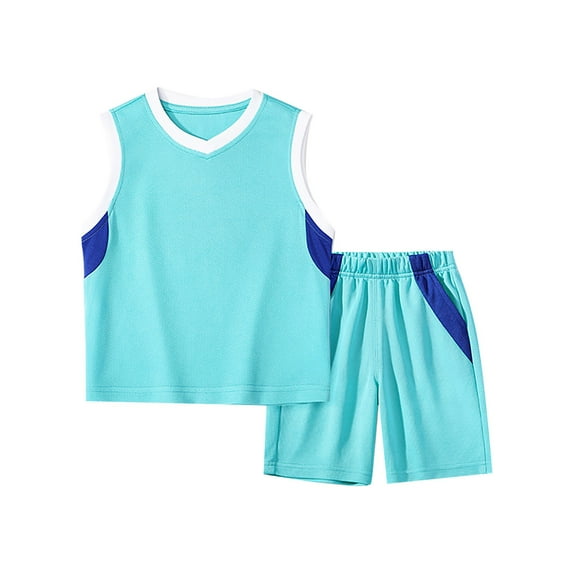 Jamsmile Toddler Boys Outfit Sets Athletic Sports Sets Sleeveless Tops With Shorts Two Piece Playwear Casual Active Wear For Child Boys