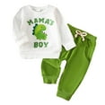 thumbnail image 1 of Jamsmile Toddler Boys Outfit Sets Autumn Long Sleeve Cartoon Prints Pullover Tshirts + Pants 2 Piece Children Boys Tracksuits, 1 of 8