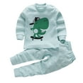 thumbnail image 1 of Jamsmile Toddler Boys Outfit Sets Children Cute Long Sleeve Print Shirts Tops And Pants 2PCS Child Kids Outfits, 1 of 3