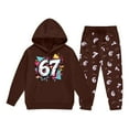 thumbnail image 1 of Jamsmile Toddler Boys Outfit Sets Cozy Long Sleeve Hoodie And Jogger Pants Graphic Print Children Boys Comfort Tracksuits, 1 of 5