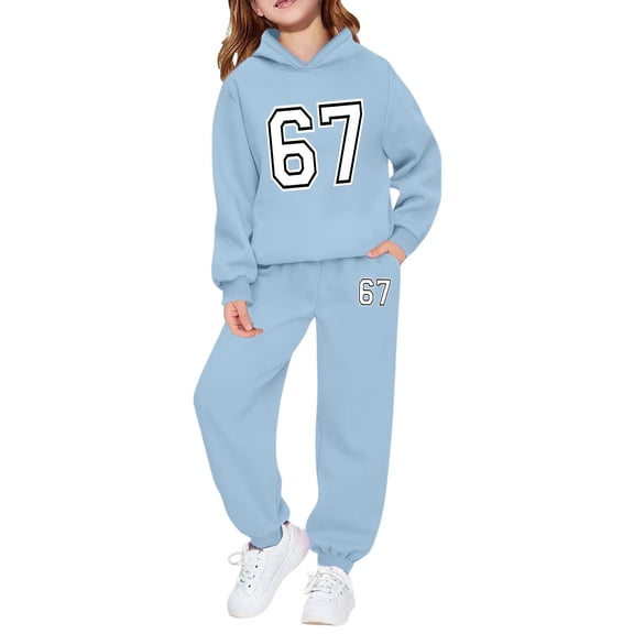 Jamsmile Toddler Boys Outfit Sets Graphic Numbers Print Hoodies And Joggers Pants Outfits 2 Piece Playwear Kids Boys Tracksuits