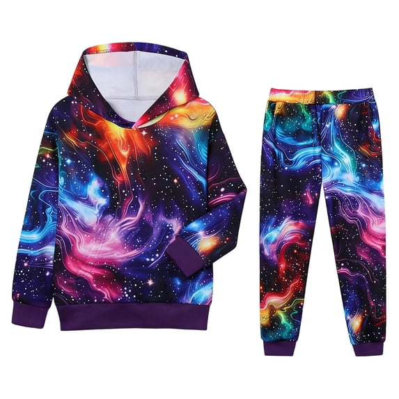 Jamsmile Toddler Boys Outfit Sets Spring Tracksuits Graphic Print Hoodie And Jogger Pants Two Piece Children Boys Outfits