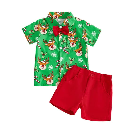 Jamsmile Toddler Boys Outfit Sets Stylish Summer Party Short Sleeve Shirts And Shorts Two Piece Boys Gentleman Outfits