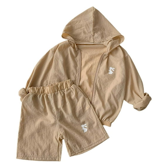 Jamsmile Toddler Boys Outfit Sets Sun Sunscreen UPF 50+ Summer Casual Wear Breathable Kids Boys Clothes Outdoor Beach Outfit Sets