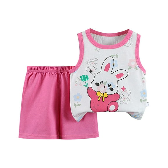 Jamsmile Toddler Boys Outfit Sets Two Piece Casual Sportswear Round Neck Tops With Shorts Two Piece Clothes Daily Play Outdoor Activities