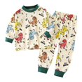 thumbnail image 1 of Jamsmile Toddler Boys Pajamas Sets Autumn Winter Homewear Long Sleeve Top and Pants Pajamas Childrens Underwear Set, 1 of 1