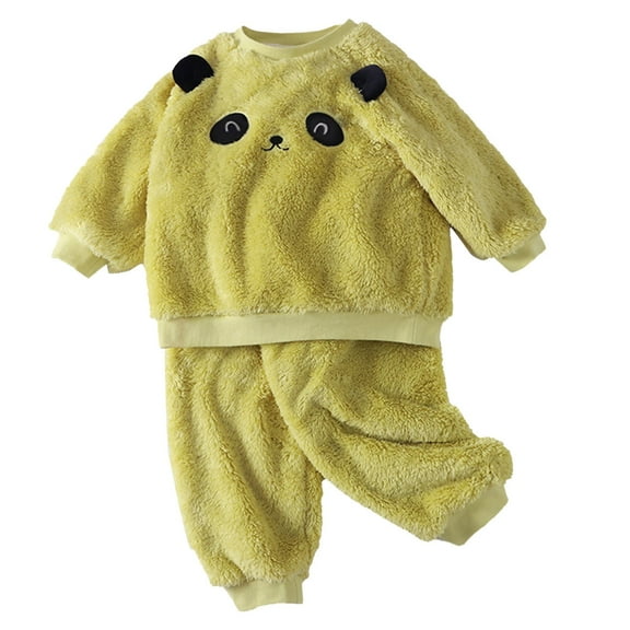 Jamsmile Toddler Boys Pajamas Sets Sleepwear Winter Warm Pullovers Tops   Pants Fuzzy Warm Sleepwear Outfits