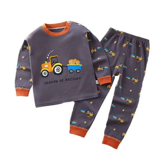 Jamsmile Toddler Boys Pajamas Sets cartoon bear print Tops And Pants 2 Piece Kids Sleepwear child Clothes Set