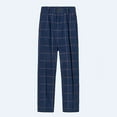 thumbnail image 1 of Jamsmile Toddler Boys Pants Boys Plaid Flat Front Dress Pants Adjustable Waist School Outfits Pants, 1 of 5