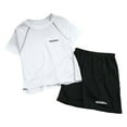 thumbnail image 1 of Jamsmile Toddler Boys Sets Summer Athletic Sports Outfits Short Sleeve Tshirts With Shorts Outfits 2 Piece Little Boys Clothes, 8-9 Years, 1 of 1