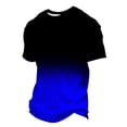 thumbnail image 1 of Jamsmile Toddler Boys Tshirts Short Sleeve Gradient Color Print Knit Tee Shirts Summer Crewneck Kids Boys T-Shirts Tops, 1 of 6