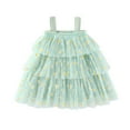 thumbnail image 1 of Jamsmile Toddler Girls Dress Embroidery Sleeveless Tiered Mesh Layers Dresses Kids Girls Holiday Party Dance Party Dresses, 1 of 4