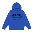thumbnail image 1 of Jamsmile Toddler Girls Hoodies Pullovers New York Print Hoodie Sweatshirts Cozy Hooded Outdoor Children Girls Oversized Tops, 1 of 4