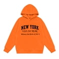 thumbnail image 1 of Jamsmile Toddler Girls Hoodies Pullovers New York Print Hoodie Sweatshirts Cozy Hooded Outdoor Children Girls Oversized Tops, 1 of 4