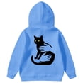 thumbnail image 1 of Jamsmile Toddler Girls Hoodies Sweatshirts Adorable Cat Print Hooded Sweatshirts Children Girls Pullover Animal Cozy Outerwear, 1 of 4
