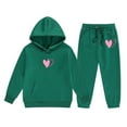 thumbnail image 1 of Jamsmile Toddler Girls Outfit Sets Valentine'S Day Winter Hoodies And Joggers Comfy Teens Kids Girls Outfits Tracksuits, 1 of 3