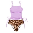 thumbnail image 1 of Jamsmile Toddler Girls Swimwear Strappy Bikini Leopard Print Tankini Tops With Bottoms Two Piece Kids Girls Swimsuits Beachwear, 1 of 2