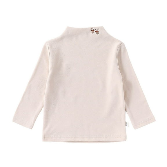 Jamsmile Toddler Girls Tshirts Autumn Winter Solid Basic Cozy Hoodies Cute Casual Embroidery Pullovers Children Girls Tops