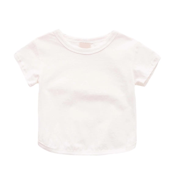 Jamsmile Toddlers Girls T-Shirts Summer Casual Loose Round Neck T Shirts Tops Soft Comfy Lightweight Pullover Girls Tee Shirts
