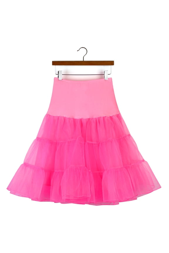 Women Mesh Tulle Skirts Sheer Floral Lace High Waist Pleated Tutu Dance Pleated A Line Princess Short Skirts