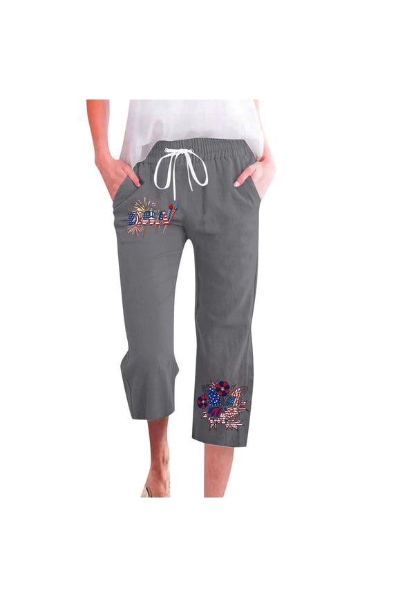 Women Pants Wide Leg Palazzo Pants Boho Floral Print Summer Beach Culottes Flowy Casual Vacation Trousers