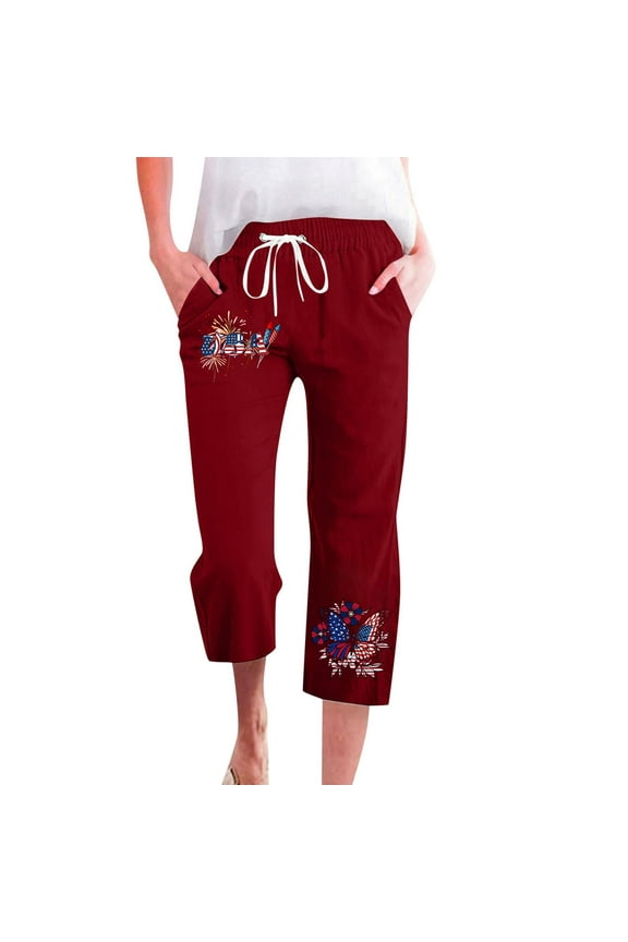 Women Pants Wide Leg Palazzo Pants Boho Floral Print Summer Beach Culottes Flowy Casual Vacation Trousers