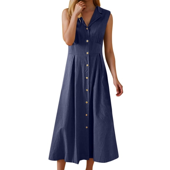 Jamsmile Women Shirts Dress Summer Casual Elegant Button Down Vacation Comfortable Summer Long Dresses Office Ladies Beach Sundress