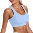thumbnail image 1 of Jamsmile Women Sports Bras Seamless Sports Bras Wide Strap Non Wire Support Full Coverage Workout Running Workout Bras, 1 of 4