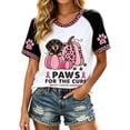thumbnail image 1 of Jamsmile Women T-Shirts Crew Neck Tops Cancer Awareness Month Print Tee Shirts Soft Short Sleeve Oversized Tshirts, 1 of 5