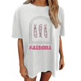 thumbnail image 1 of Jamsmile Women T-Shirts Oversized Graphic Moon Print Tee Shirts Tops Casual Soft Blend Loose Fit Lightweight Tshirts, 1 of 4