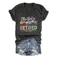 thumbnail image 1 of Jamsmile Women Tshirts Graphic Flowers Print Short Sleeve T Shirt Casual Summer Tops Classic Trendy Casual Tee Shirts, 1 of 2