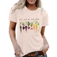 thumbnail image 1 of Jamsmile Women Tshirts Summer Casual Short Sleeve Crew Neck Graphic Print T Shirts Casual Comfort Graphic Trendy Tee Shirts, 1 of 4