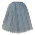 thumbnail image 1 of Jamsmile Women Tulle Skirts Carnival Pleated Knee Length Tutu Dancing Skirts A-Line Mesh Layered High Elastic Waist Party Skirts, 1 of 3