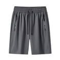 thumbnail image 1 of Jamsmile Womens Shorts Sports Loose Casual Quick Drying Thin Shorts Casual Solid Color Elastic Waist Gym Workout Short, 1 of 5