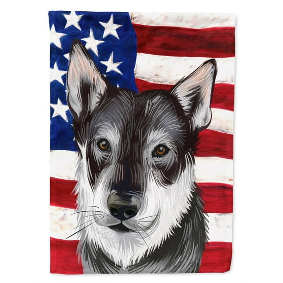 Carolines Treasures CK6579CHF Jamthund American Canvas House Size outdoor-flags, Multicolor