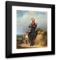 thumbnail image 1 of Jan Adam Kruseman 12x14 Black Modern Framed Museum Art Print Titled - Portrait of William II, King of the Netherlands (1839), 1 of 5