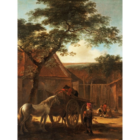 Jan Both Farmyard Extra Large XL Wall Art Poster Print