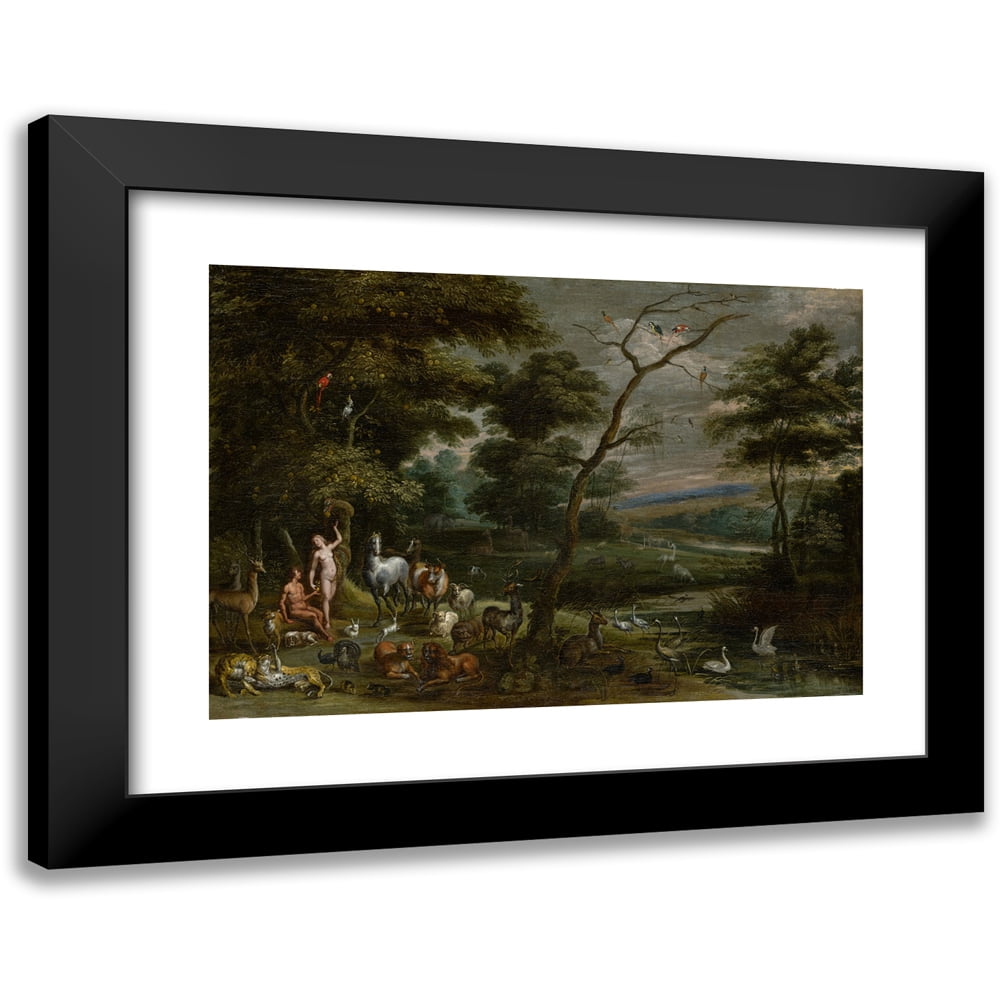 Jan Brueghel The Elder 14x11 Black Modern Framed Museum Art Print ...