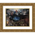 thumbnail image 1 of Jan Brueghel The Elder 18x15 Gold Ornate Wood Frame and Double Matted Museum Art Print Titled - The Last Judgement (1602), 1 of 4