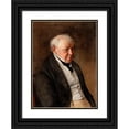 thumbnail image 1 of Jan Chrucki 11x14 Black Ornate Wood Framed Double Matted Museum Art Print Titled: Portrait of Ksawery Bębnowski, Artist's Father-In-Law, Captain in Kościuszko's Army (1845), 1 of 5