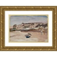thumbnail image 1 of Jan Ciągliński 14x11 Gold Ornate Wood Frame and Double Matted Museum Art Print Titled - Cana of Galilee. from the Journey to Palestine (1901), 1 of 4
